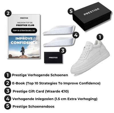 Prestige Shoes White Casual Elevateshoes