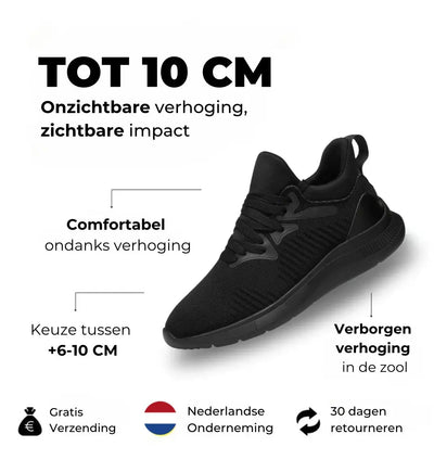 Prestige Shoes Black Alpha Elevateshoes