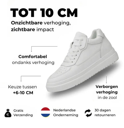 Prestige Shoes White Casual Elevateshoes