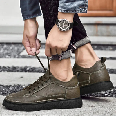 Apex - 7cm (2.7") - LUCIMORA - Apparel & Accessories > Shoes > Elevator Shoes > Casual Shoes - LUCIMORA - apex:khaki:38 - 